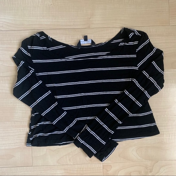 New Look Double Stripe Crop Top - Picture 5 of 6